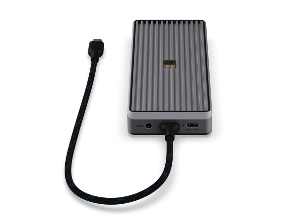 Unisynk 12 port USB-C Hub 8K 100W Grey Unisynk 12 port USB-C Hub 8K 100W Grey