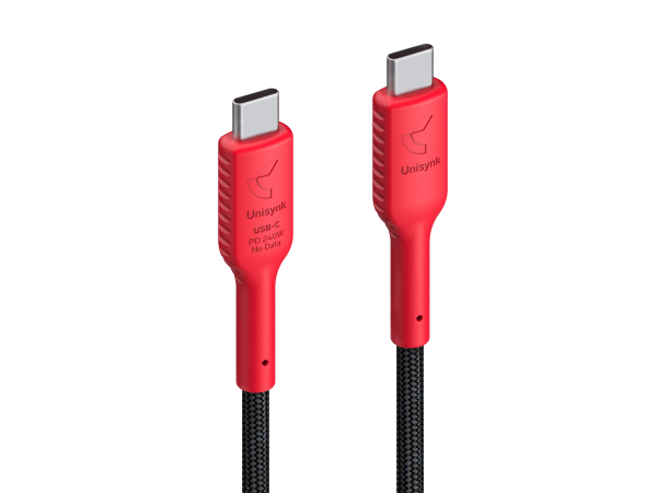 UNISYNK USB-C NO DATA CABLE 240W 1M