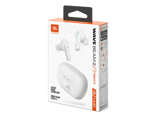 JBL Wave Beam 2 in ear, White