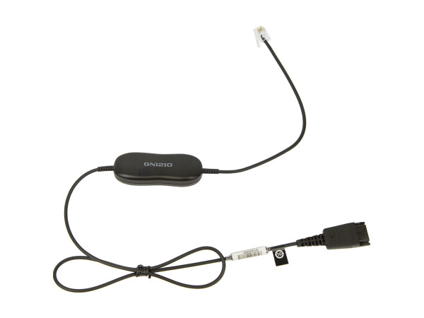 Jabra GN1210 cord 0.8m straight QD to...