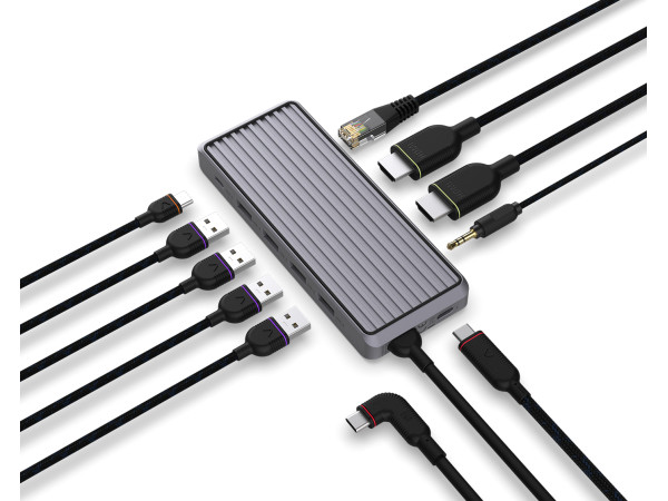 UNISYNK USB-C Dual Screen 1 to 10...